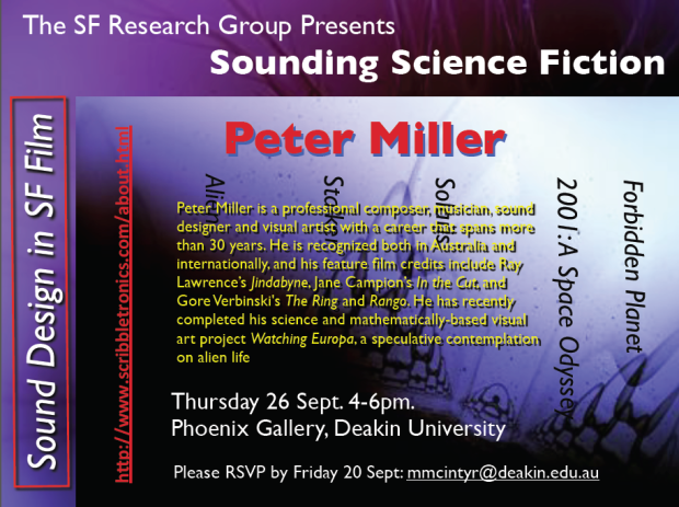 Sounding Science Fiction with Peter Miller